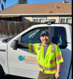 Leon Yang of the Citrus Heights Beautification Crew. Photo courtesy of City of Citrus Heights